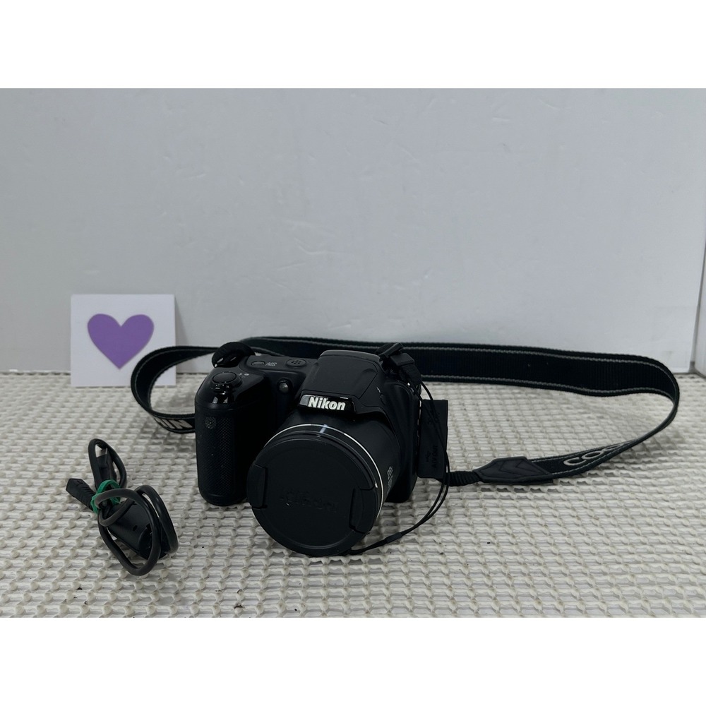 Nikon Coolpix‎ L340 DigitalCamera Optical Zoom Black-NOT WORKING-parts only